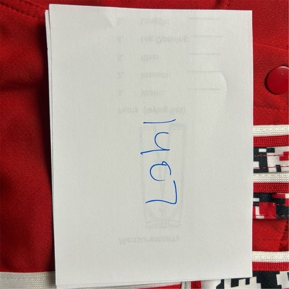 Boombah Youth Red Baseball Softball Pants Size 28 Elastic Waistband - Picture 7 of 7